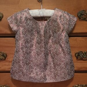 Gymboree Pink & Gold Metallic Kids Blouse, 2T